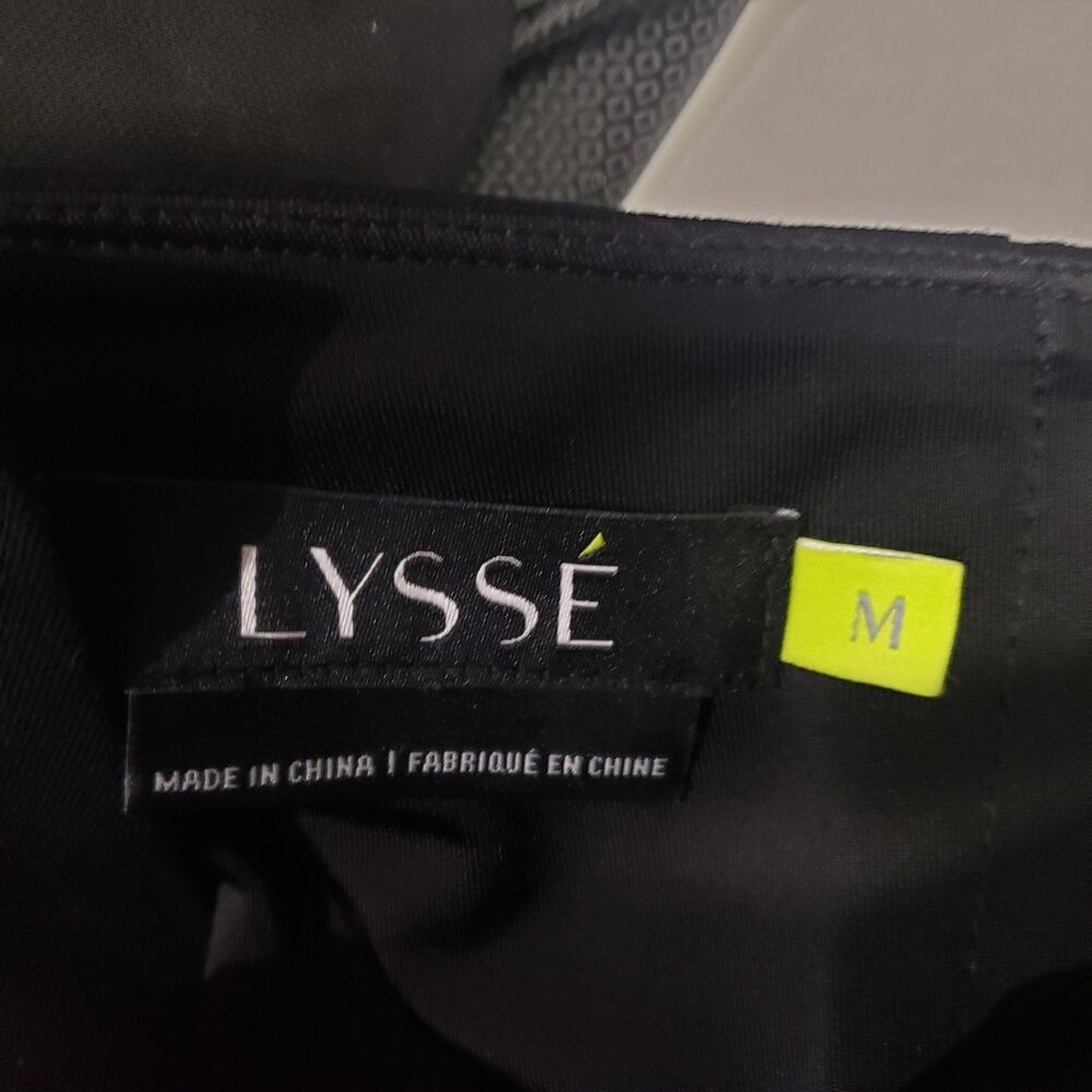 Lysse Women’s Solid Black Pull On Stretch Pants Sz M JJJ EXCELLENT CONDITION! - Picture 5 of 5